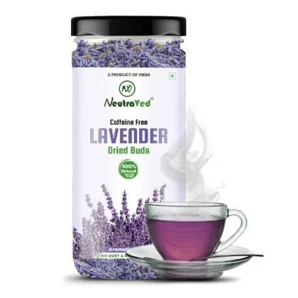 Lavender Flowers Tea Jar image 1